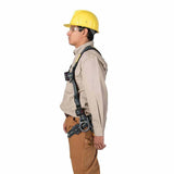 Werner H934005 Blue Armor Arc Flash Positioning Harness, Pass Through Legs (XXL) - 5