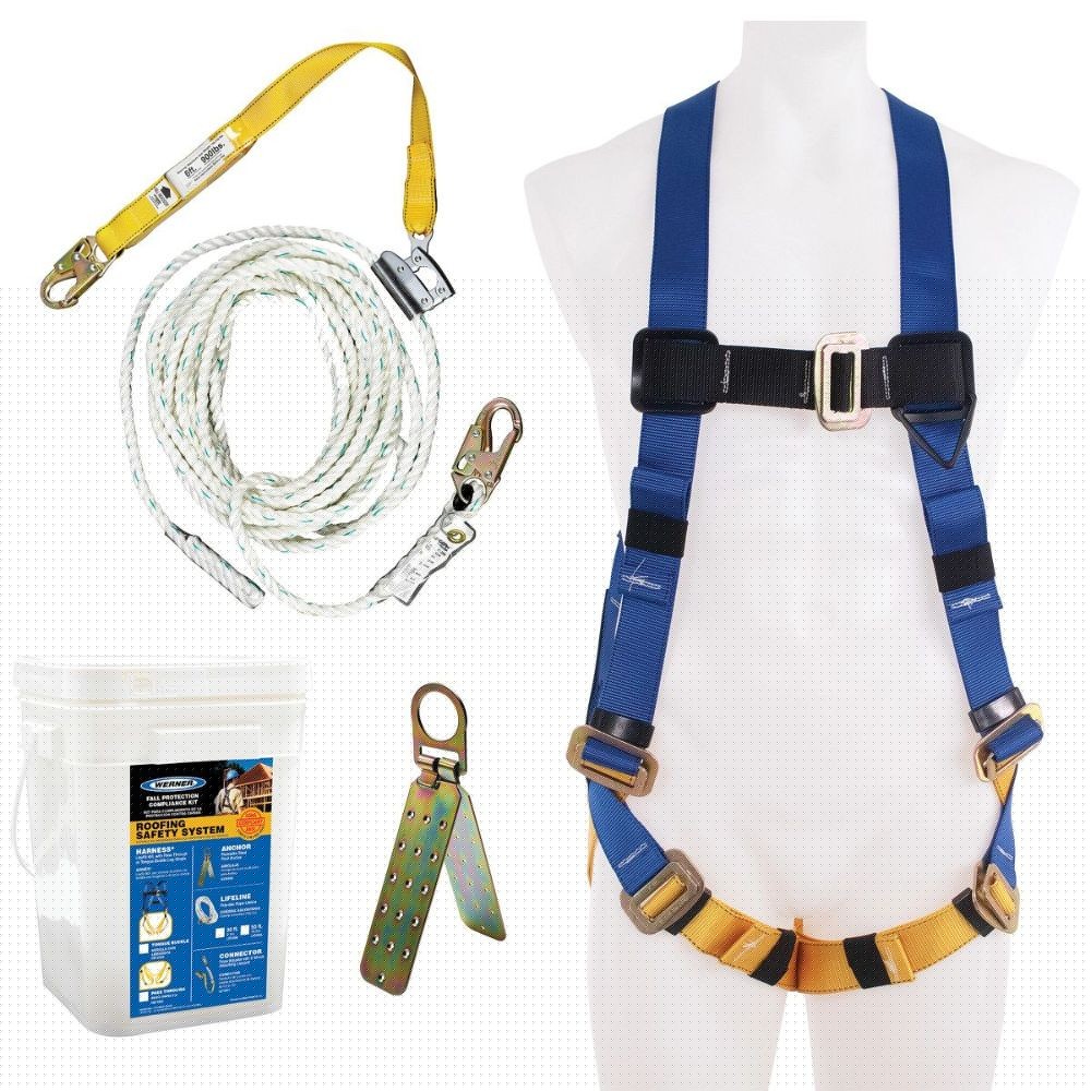 Werner K111101XP Roofing Kit-50' BSC (PT HRNS) Quanity 48 on a Pallet