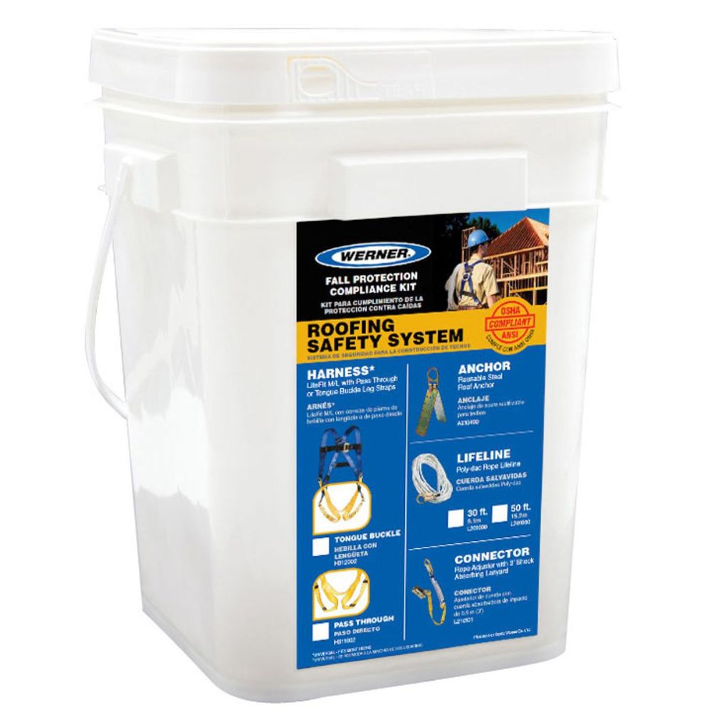 Werner K111101XP Roofing Kit-50' BSC (PT HRNS) Quanity 48 on a Pallet - 2