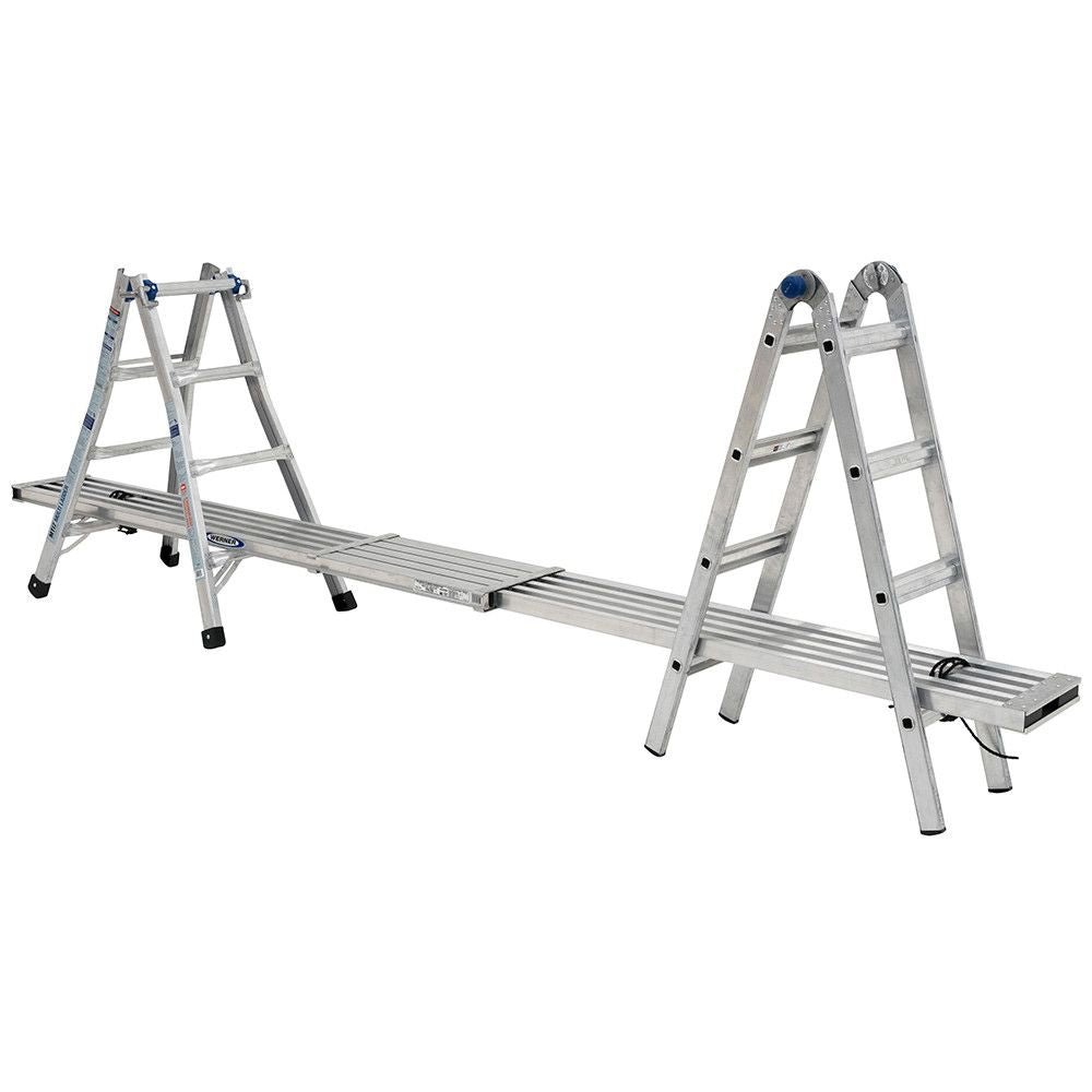 Werner MT-17 18' Reach Multi-Position Ladder, 300lb Capacity 17' Type IA - 6