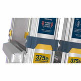 Werner MT-18IAA 18FT Reach Height Multi-Position Ladder, 375LB Load Capacity, 17FT T IAA, 18' AL TEL ARTCLT LDR IAA HSMT - 13