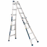 Werner MT-22IAA 22FT Reach Height Multi-Position Ladder, 375LB Load Capacity 22FT Type IAA, 22' AL TEL ARTCLT LDR IAA HSMT - 6
