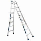 Werner MT-22IAA 22FT Reach Height Multi-Position Ladder, 375LB Load Capacity 22FT Type IAA, 22' AL TEL ARTCLT LDR IAA HSMT - 5