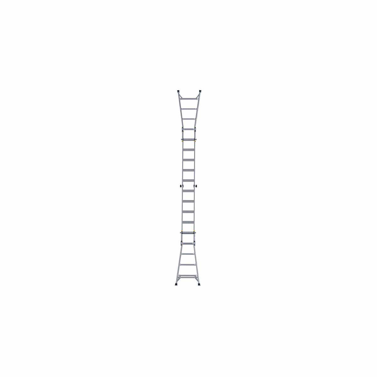 Werner MT-22IAA 22FT Reach Height Multi-Position Ladder, 375LB Load Capacity 22FT Type IAA, 22' AL TEL ARTCLT LDR IAA HSMT - 8