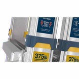 Werner MT-22IAA 22FT Reach Height Multi-Position Ladder, 375LB Load Capacity 22FT Type IAA, 22' AL TEL ARTCLT LDR IAA HSMT - 12
