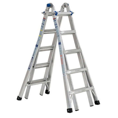 Werner MT-22 22' Reach Multi-Position Ladder, 300lb Capacity 22' Type IA