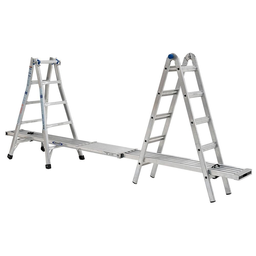 Werner MT-22 22' Reach Multi-Position Ladder, 300lb Capacity 22' Type IA - 8