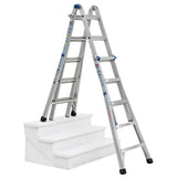 Werner MT-22 22' Reach Multi-Position Ladder, 300lb Capacity 22' Type IA - 11