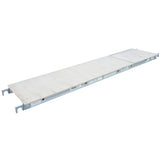Werner PD22W-6 6' x 22" Wood Scaffold Deck with Access Door for Aluminum Scaffold Towers