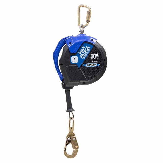 Werner R410050 50' Max Patrol Self-Retracting Lifeline Galvanized Cable