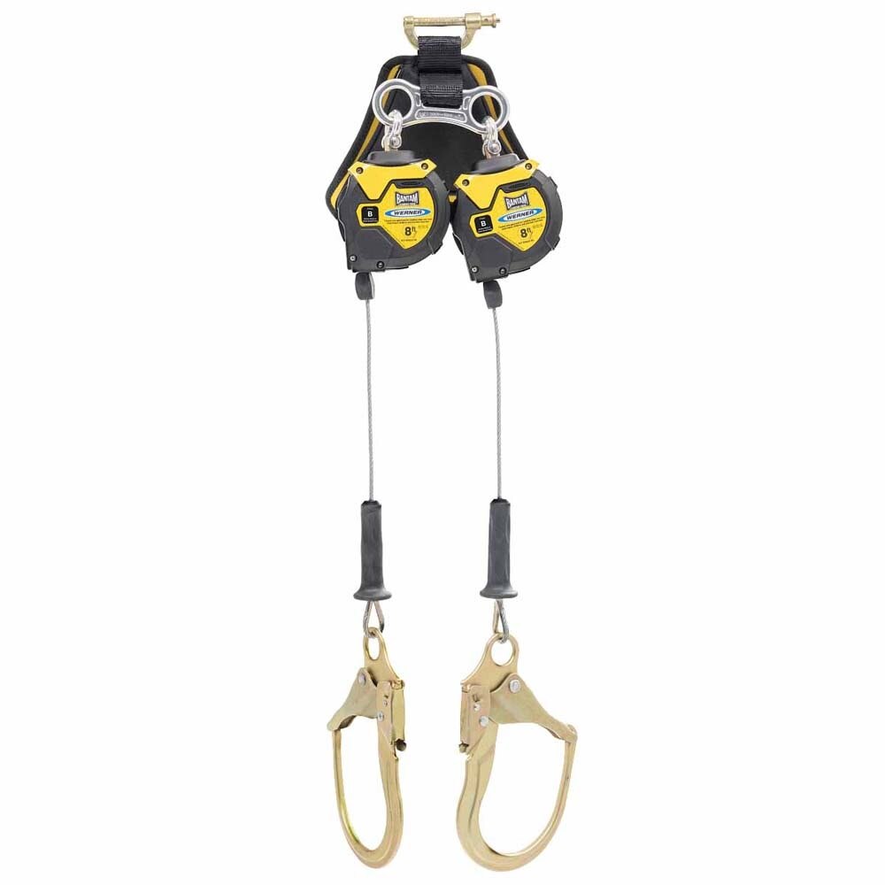 Werner R413008LE-SR 8' Bantam Twinleg Leading Edge Self Retracting Lifeline