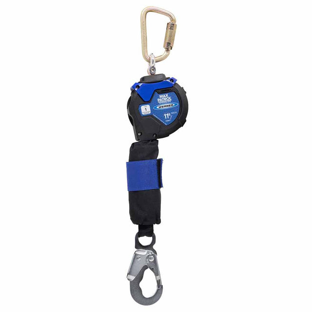 Werner R430011 11' MAX Patrol Webbed SRL with Steel Snap Hook On Lanyard