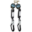 Werner R433006-R 2 - Bantam R430006-R SRL's with A100531 Twinleg Carabiner Adapter