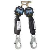 Werner R433006 2 - Bantam R430006 SRL's with A100531 Twinleg Carabiner Adapter