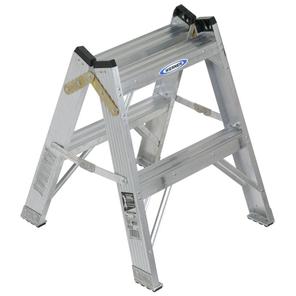 Werner T372 2ft Type IA Aluminum Twin Step Stool