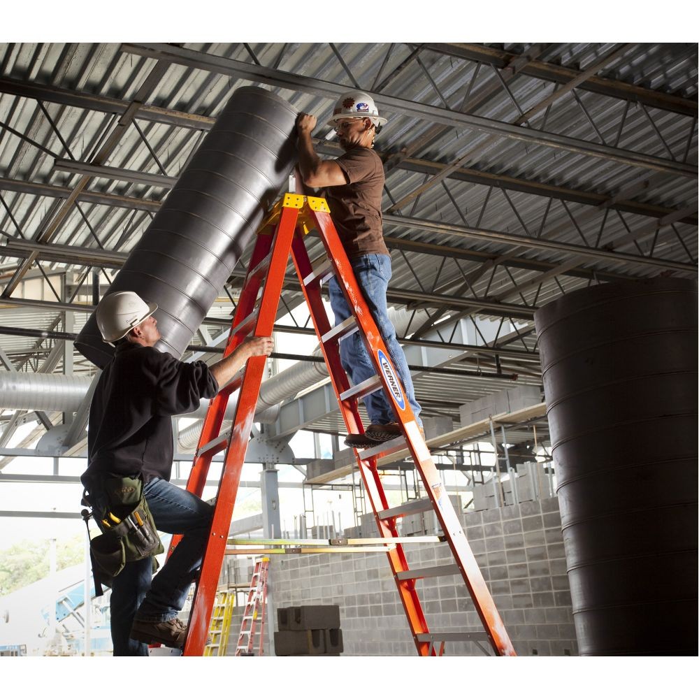 Werner T6203 3ft Type IA Fiberglass Twin Ladder - 5