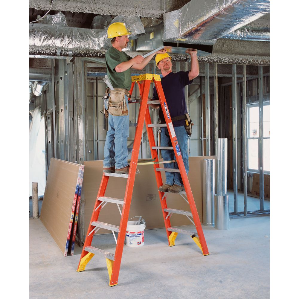 Werner T6204 4ft Type IA Fiberglass Twin Ladder - 7