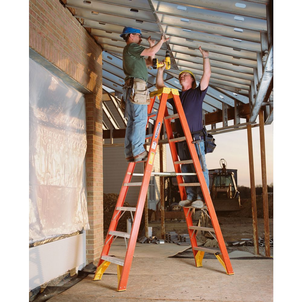 Werner T6204 4ft Type IA Fiberglass Twin Ladder - 8