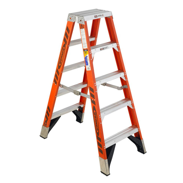 Werner T7405 5ft Type IAA Fiberglass Twin Ladder