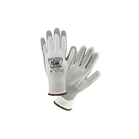 West-Chester 720DWU/M White Dyneema Nitrile Cut Resistant Gloves, Medium