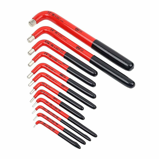 Wiha 13694 12 Piece Insulated Hex L-Key Set