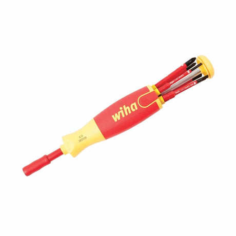 Wiha 28393 7 Piece Insulated SlimLine Ultra-Driver Blade Set Slotted, Phillips