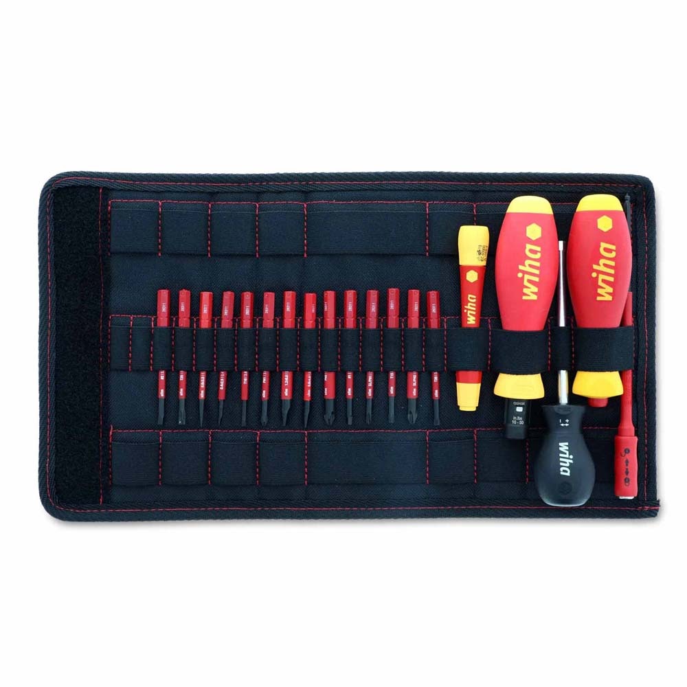 Wiha 28781 20 Piece Insulated TorqueControl and SlimLine Blade Set