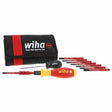 Wiha 28789 11 Piece Insulated TorqueVario-S(10-50 In/lbs) and SlimLine Blade Set