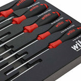 Wiha 30280 10 Piece SoftFinish Cushion Grip Screwdriver Tray Set - 2