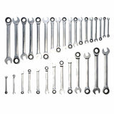 Wiha 30392 31 Piece Ratcheting Wrench Tray Set - SAE and Metric - 2