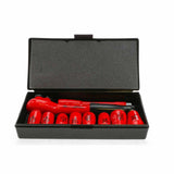 Wiha 31493 10 Piece Insulated Socket and Ratchet Set 3/8" Drive - SAE - 4