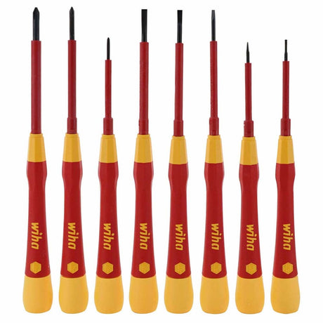 Wiha 32088 8 Piece Insulated PicoFinish Precision Screwdriver Set