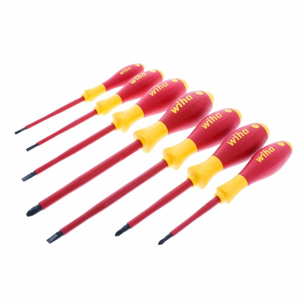 Wiha 32099 7 Piece Insulated SoftFinish Screwdriver Set