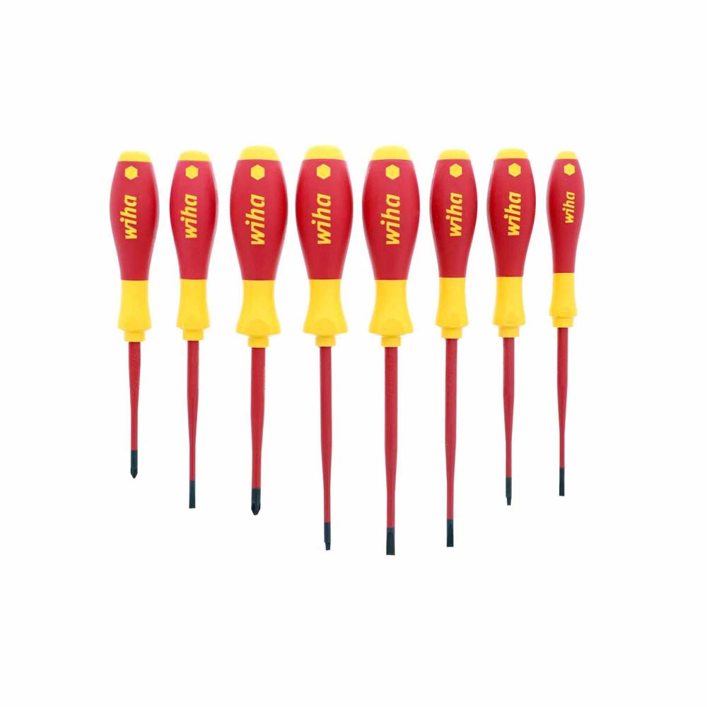 Wiha 32197 8 Piece Insulated SlimLine Screwdriver Set