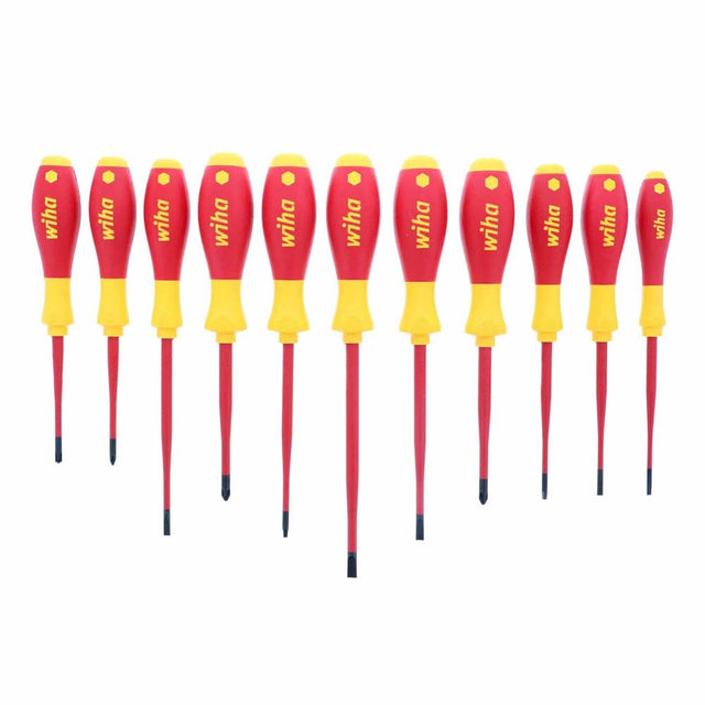 Wiha 32198 11 Piece Insulated SlimLine Screwdriver Set