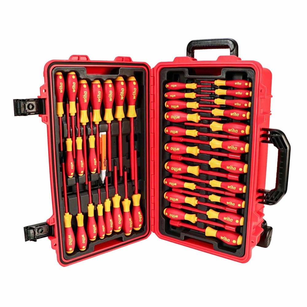 Wiha 32800 80 Piece Master Electrician's Insulated Tools In Rolling Hard Case - 4