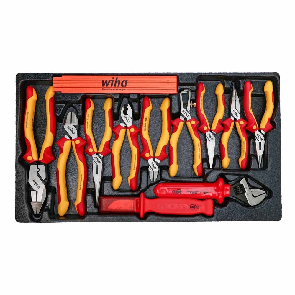 Wiha 32800 80 Piece Master Electrician's Insulated Tools In Rolling Hard Case - 6