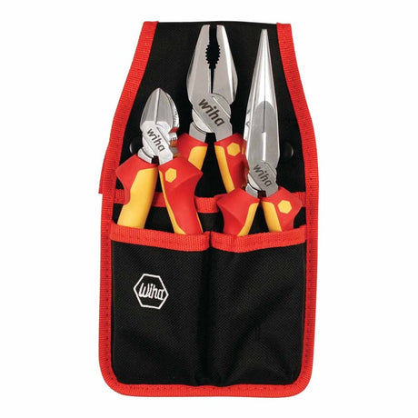 Wiha 32873 3 Piece Insulated Pliers-Cutters Set