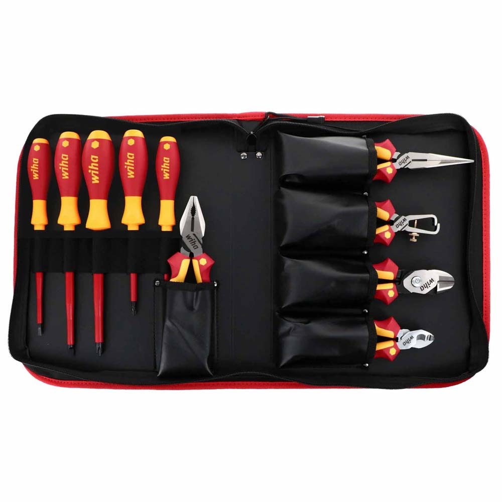 Wiha 32891 10 Piece Insulated Pliers-Cutters and Screwdriver Set - 2