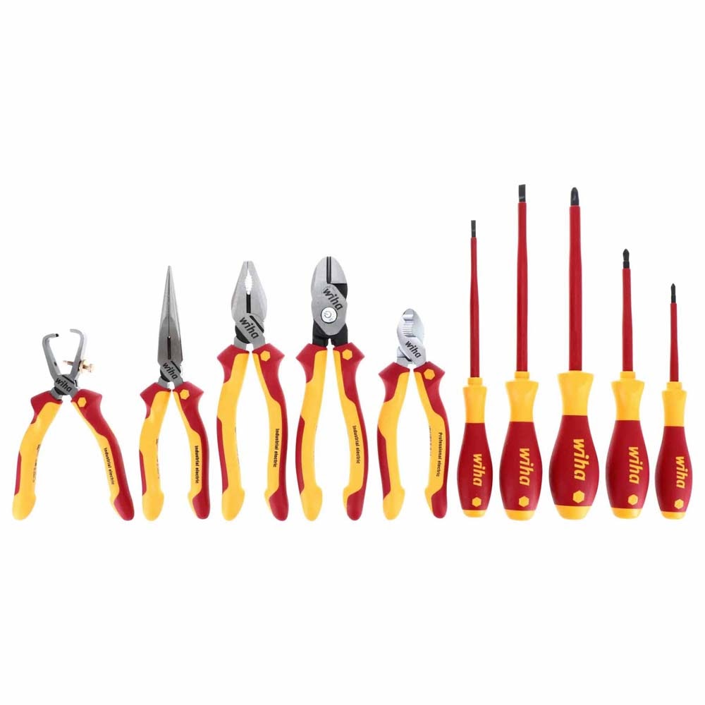 Wiha 32891 10 Piece Insulated Pliers-Cutters and Screwdriver Set - 3