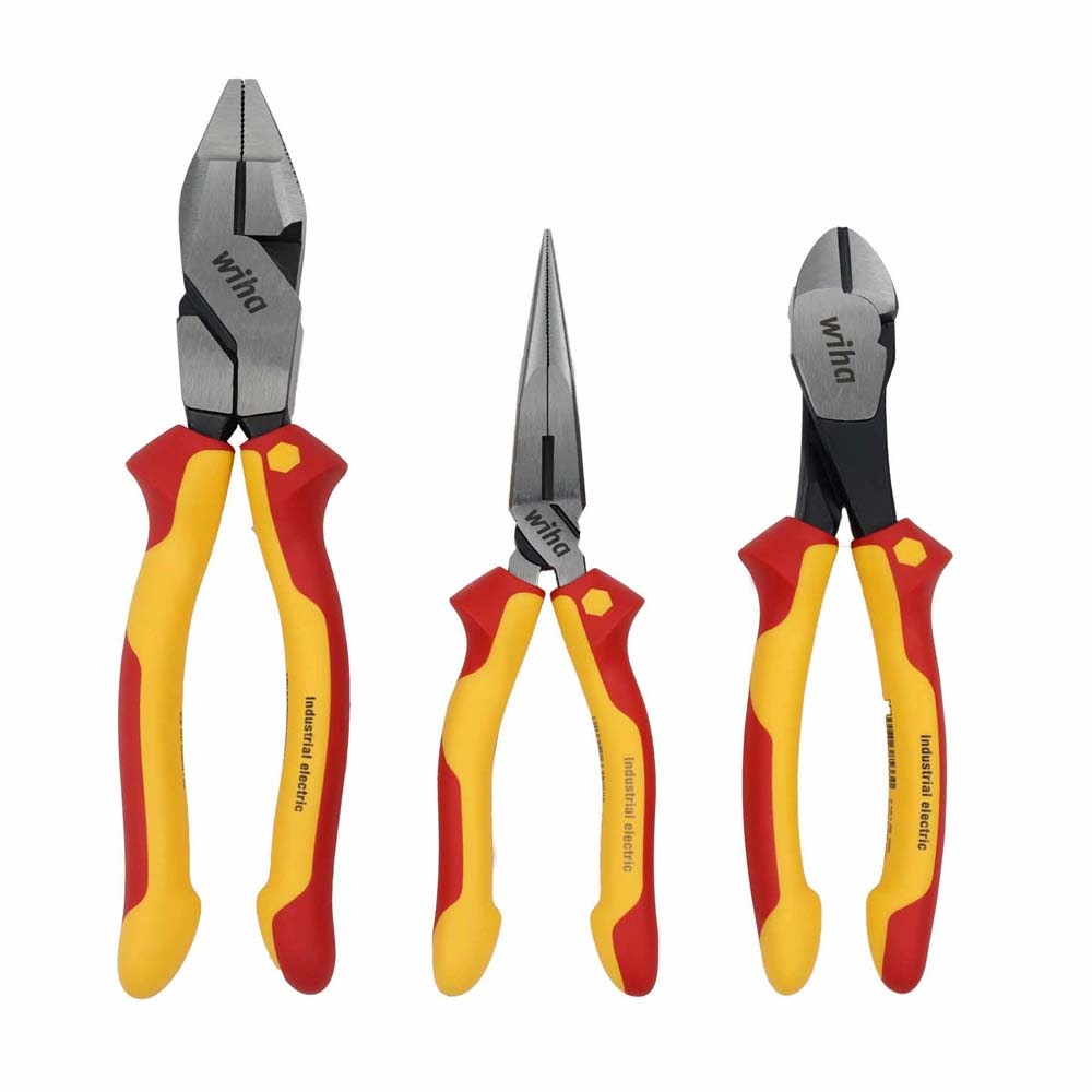 Wiha 32960 3 Piece Insulated Pliers and Cutters Tray Set - 2