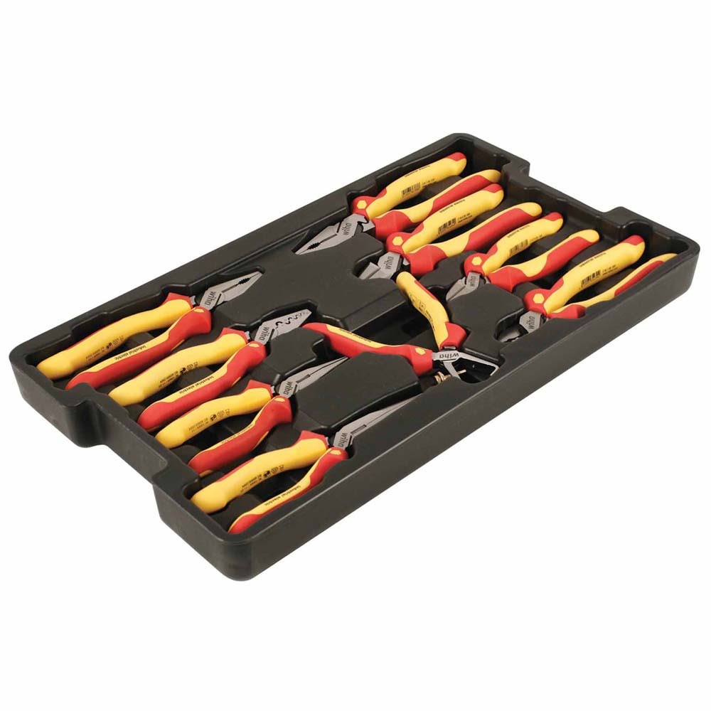 Wiha 32999 9 Piece Insulated Pliers-Cutters Set