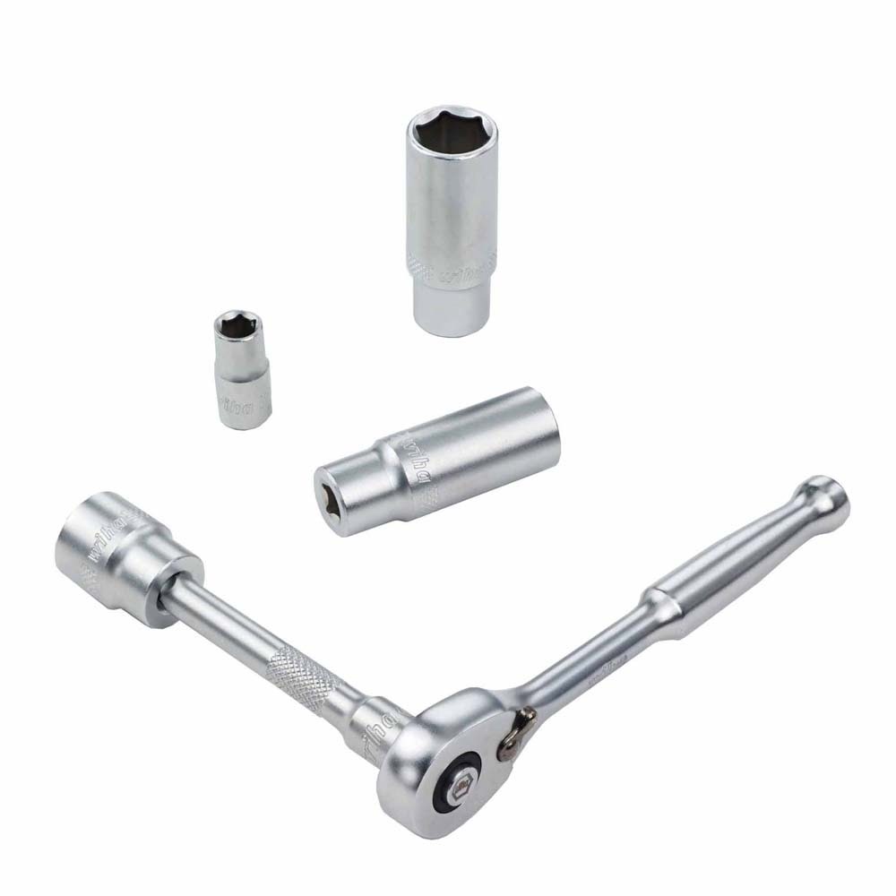 Wiha 33395 27 Piece 1/4" Drive Professional Standard and Deep Socket Tray Set - 3