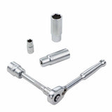 Wiha 33395 27 Piece 1/4" Drive Professional Standard and Deep Socket Tray Set - 3