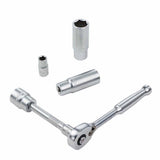 Wiha 33395 27 Piece 1/4" Drive Professional Standard and Deep Socket Tray Set - 3