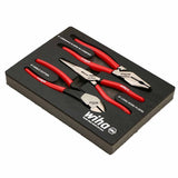 Wiha 34680 3 Piece Classic Grip Pliers and Cutters Tray Set - 2