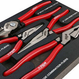 Wiha 34681 4 Piece Classic Grip Pliers and Cutters Tray Set - 3