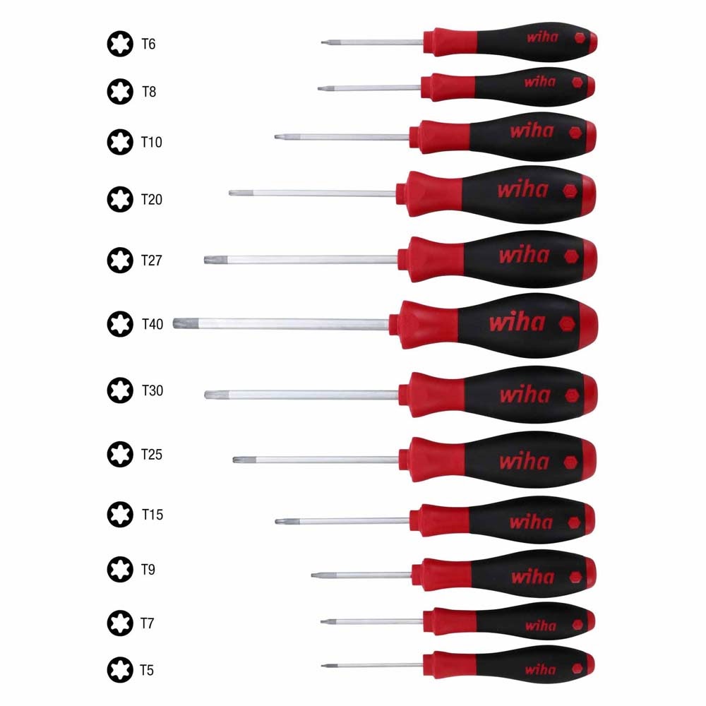 Wiha 36267 12 Piece SoftFinish Torx Screwdriver Set - 3