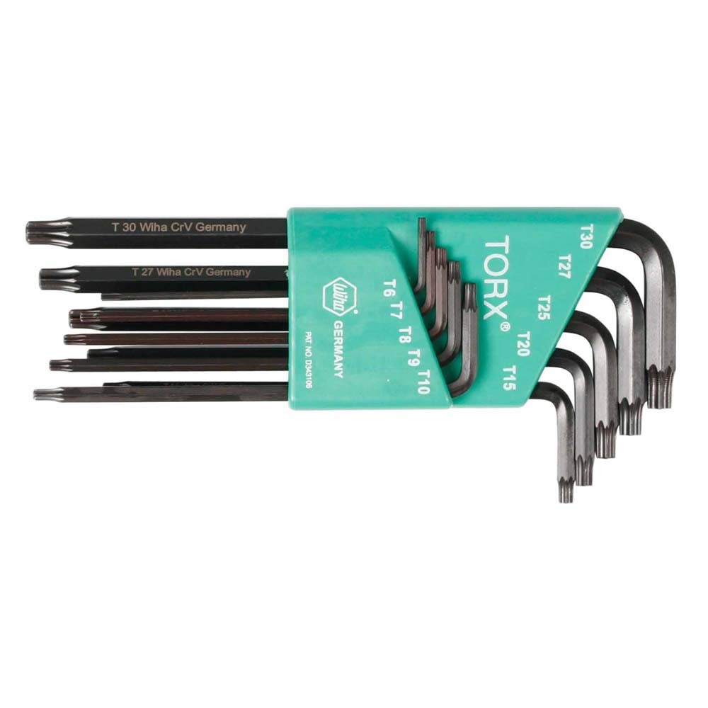 Wiha 37192 10 Piece MagicSpring Torx L-Key Set