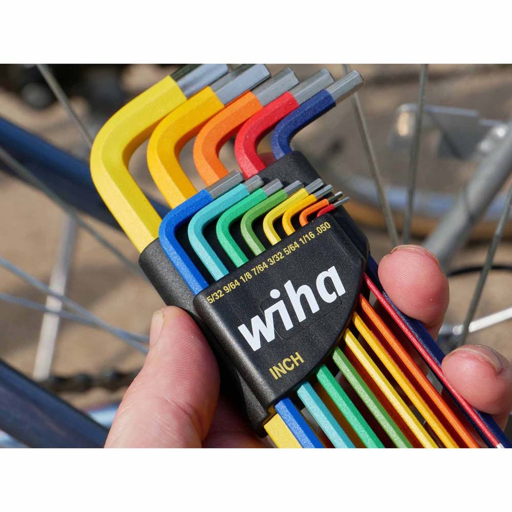 Wiha 66981 13 Piece Ball End Color Coded Hex L-Key Set - Inch - 3